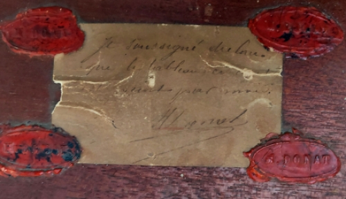 Helder landschapje met mensen