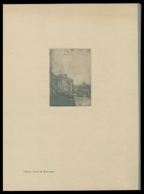 Ets van de Belgische etser kunstenaar Charles Mertens kopen