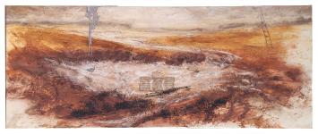 Groot schilderij van Mia Moreaux kopen
