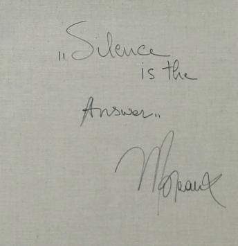 Silence is the Answer – Lyrisch Abstract Schilderij door Mia Moreaux (160 x 120 cm)