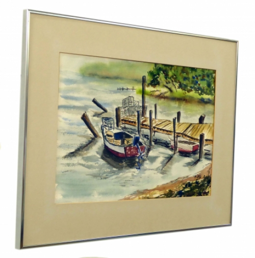 Aquarel painted by Mildred Allen Lane