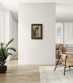 Tekening, staande man 1943