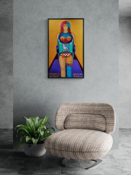 Panoramische vrouw