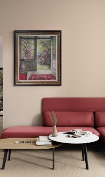 Een fleurig interieur