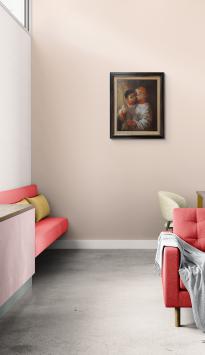 Twee koorknapen – Olie op doek – Marthe De Spiegeleir – 20e eeuw