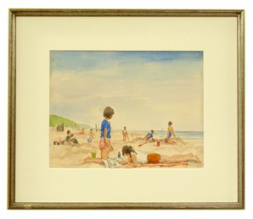 Schilderijtje van de Belgische kunstschilder Antoon Luyckx