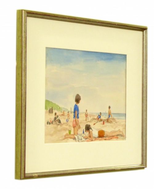 Aquarel uit 1962 van Antoon Luyckx