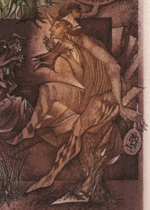 Stijn Mommen met een kleine ex-libris