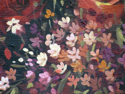 Schilderij van de Belgische kunstschilderes Monique van de Kerkhove