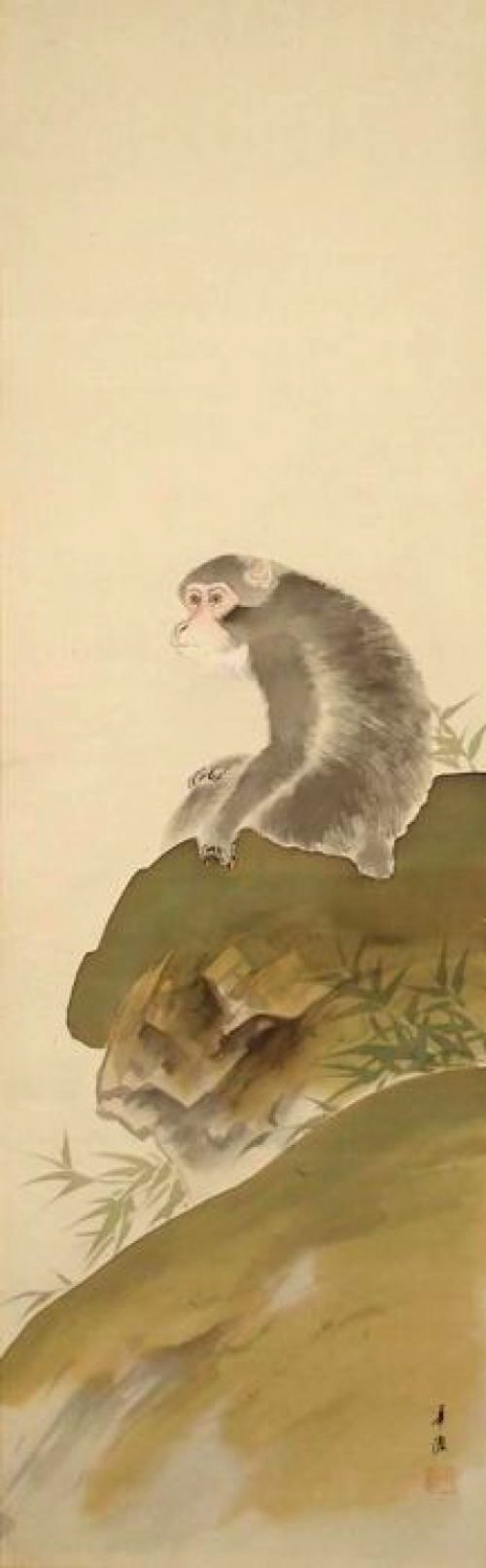 Monkey on silk