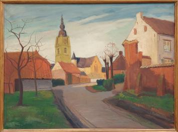 Schilderij van Alphonse Mora op canvas