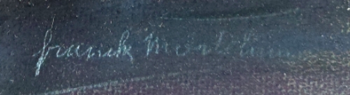 Pasteltekening van Franck Mortelmans