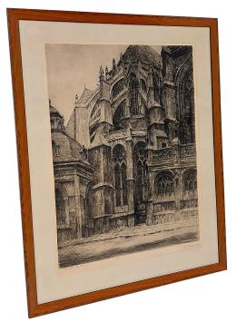 Chevet de Sainte Gudule 1939 2/100