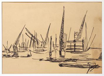 Grafisch kunstwerk van Jos Mous of Joseph Mous