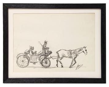 tekening van de Antwerpse tekenaar Mous kopen