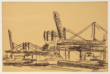 Grafisch kunstwerk van Jos Mous of Joseph Mous