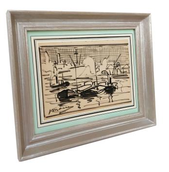 Kunst van de Antwerpse kunstenaar J. Mous kopen