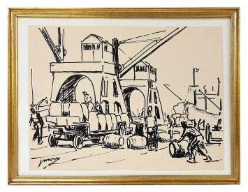 Tekening van de Antwerpse kunstenaar Mous kopen