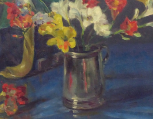 Peintre belge M. van den plas de Schoten vers Anvers