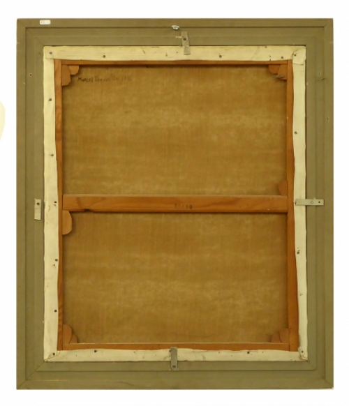 Stilleven met bloemen en Japans beeldje 1973