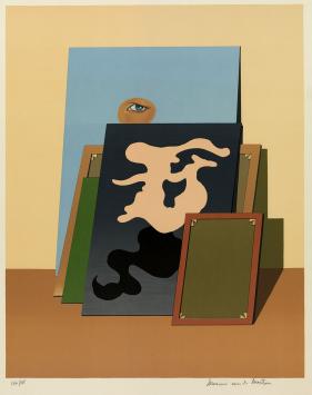 Gesigneerd grafisch kunstwerk van Maxime Van De Woestijne