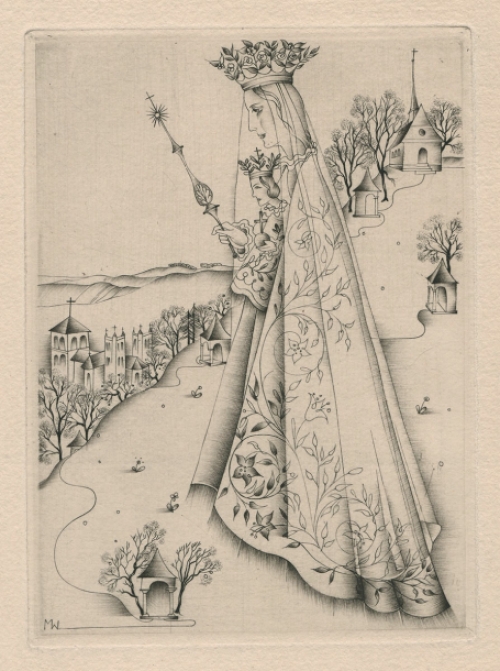 Een ets van Margot Weemaes kopen