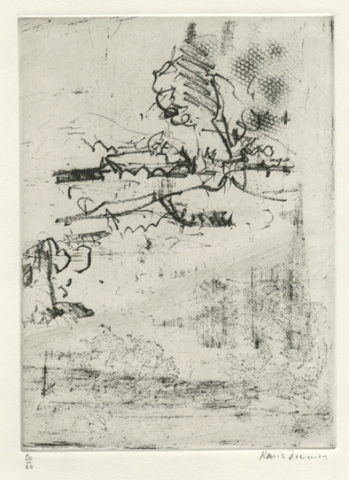 Originele gelimiteerde ets van Karel Dierickx