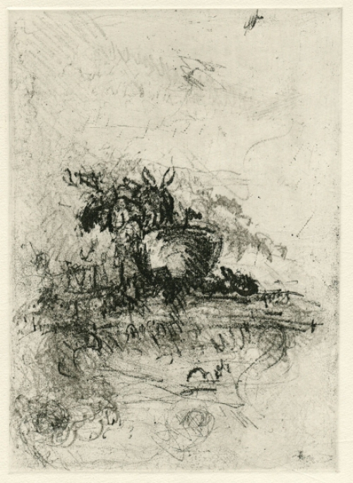 Originele ets van Karel Dierickx