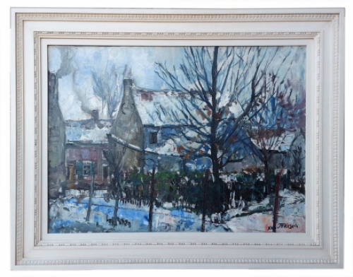 Schilderij van Belgische schilder Jehan Frison