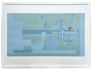 Zeefdruk van Belgische kunstenaar Roger Nellens kopen