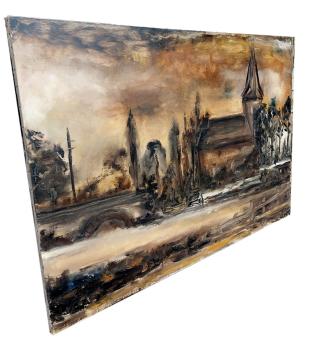 Roger Nellens, Belgische kunstschilder met een schilderij uit 1964