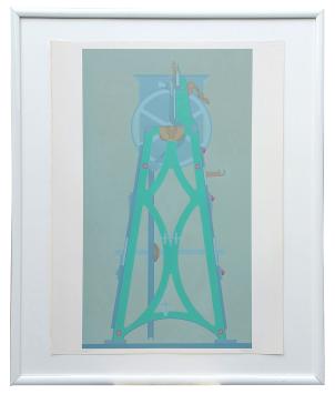 Zeefdruk van Belgische kunstenaar Roger Nellens kopen