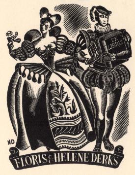 Een ex libris voor Floris & Helene Derks