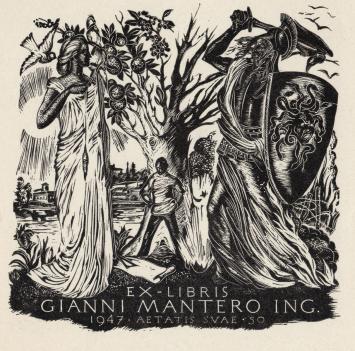 Een ex libris voor Lucienne Marchal