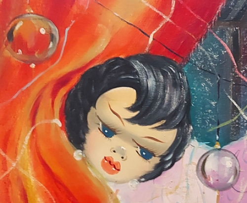 peinture d\'artist Nico Slama