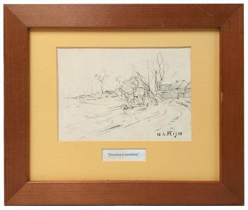 Tekening van Nico van Rijn
