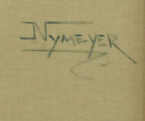 Stilleven emaillekom appels en forsythia