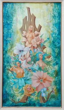 De Belgische kunstschilderes Noëlla Lammers