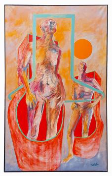 Schilderij van de Belgische kunstenaar kunstenaar Marcel Notebaert kopen