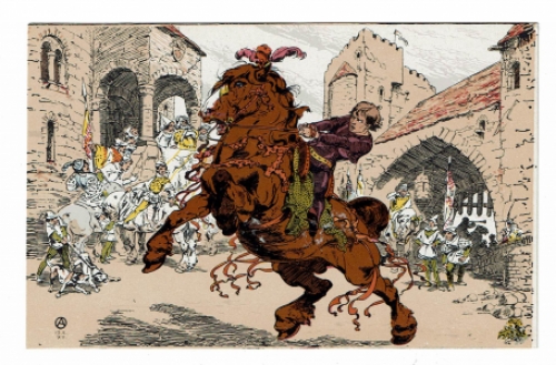 Postkaart van Alfred Ost