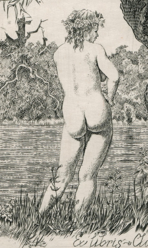 Gravure, Ex Libris Cliff Parfit