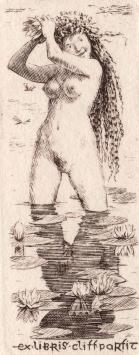 Gravure, Ex Libris Cliff Parfit