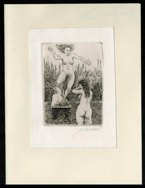 Een gravure van de graficus Antonín Odehnal