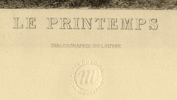 Herdruk,  Le Printemps E.A. Champollion naar Nicolas Lancret 1890