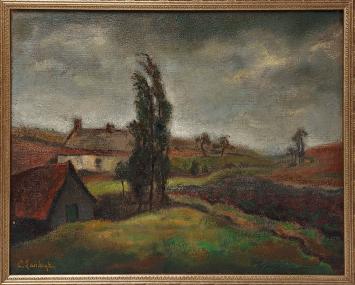 Landschapsschilderij van Octave Landuyt kopen, gesigneerd door de kunstenaar