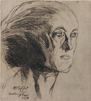 Ets uit 1930 van Auguste Oleffe