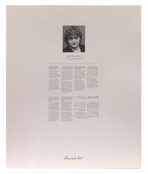 Belgian artist Jan Vanriet