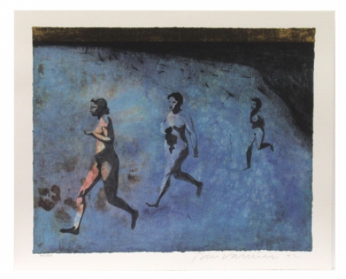 Litho Belgische kunstenaar Jan Vanriet