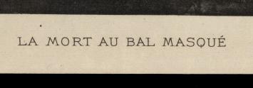La mort au bal masqué