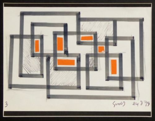 Werkje van de Nederlandse kunstenaar Siep van den Berg